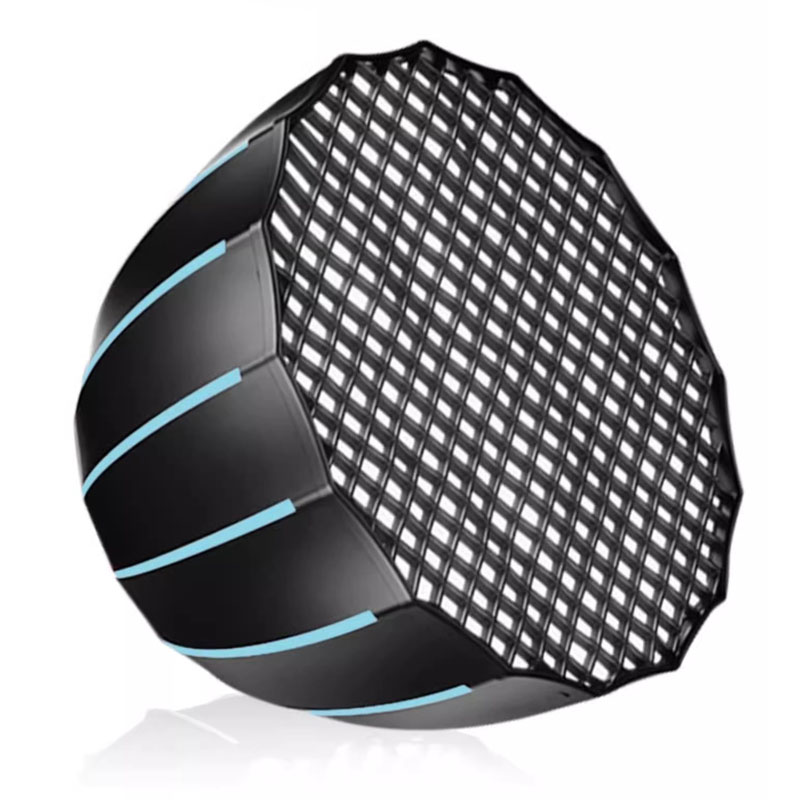 Photography Lighting Grid - Softbox de 90 cm con Rejilla,