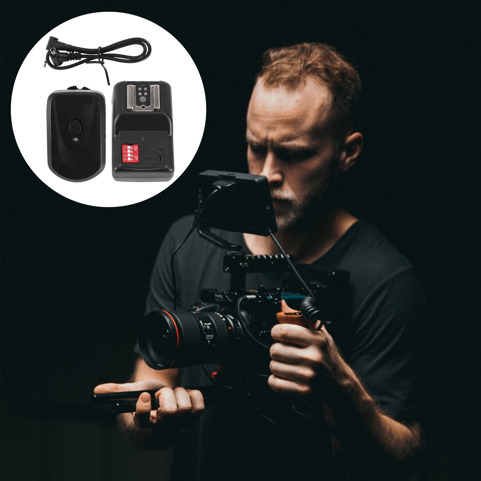 Trigger Receiver Set - Set de Disparador de Flash Inalámbrico