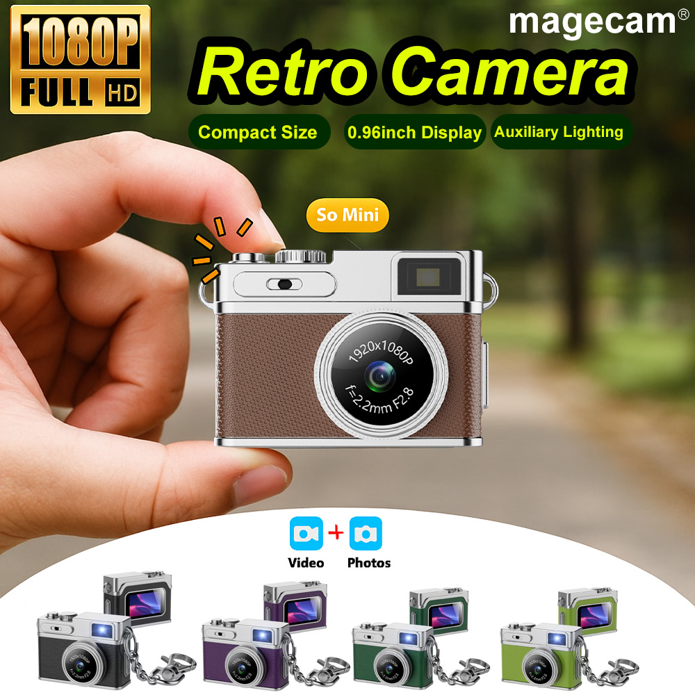 Photography Lighting Description - Cámara Digital Retro Magecam grabadora de