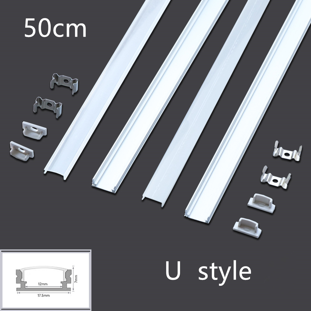Diffusion Material Roll - Canal de aluminio LED de 50cm