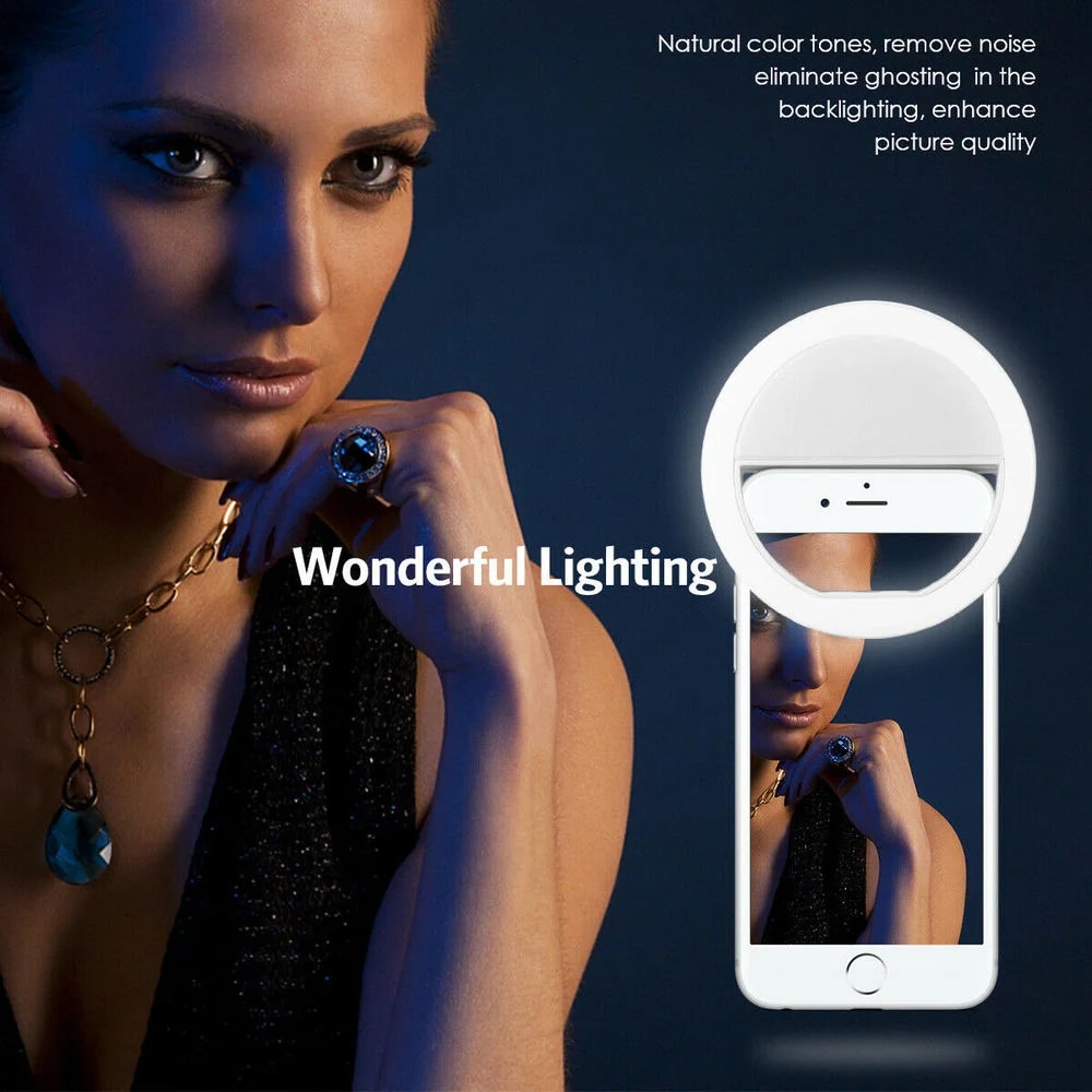 Anillo de luz LED recargable p - Photography Lighting Description reseña y precio