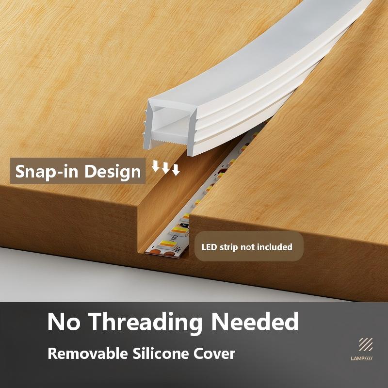 Perfil de Canal LED de Silicon - Diffusion Material Roll reseña y precio