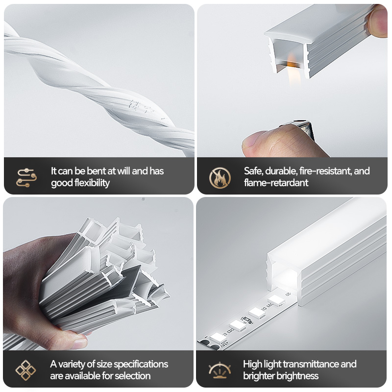 Perfil de Canal LED de Silicon - Diffusion Material Roll reseña y precio
