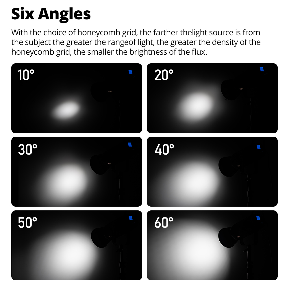 Ambitful HK-06C foco Honeycomb - Photography Lighting Grid reseña y precio