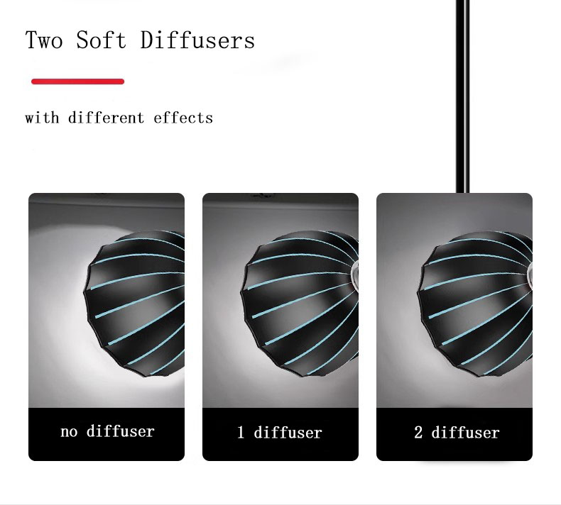 Softbox de 90 cm con Rejilla,  - Photography Lighting Grid reseña y precio