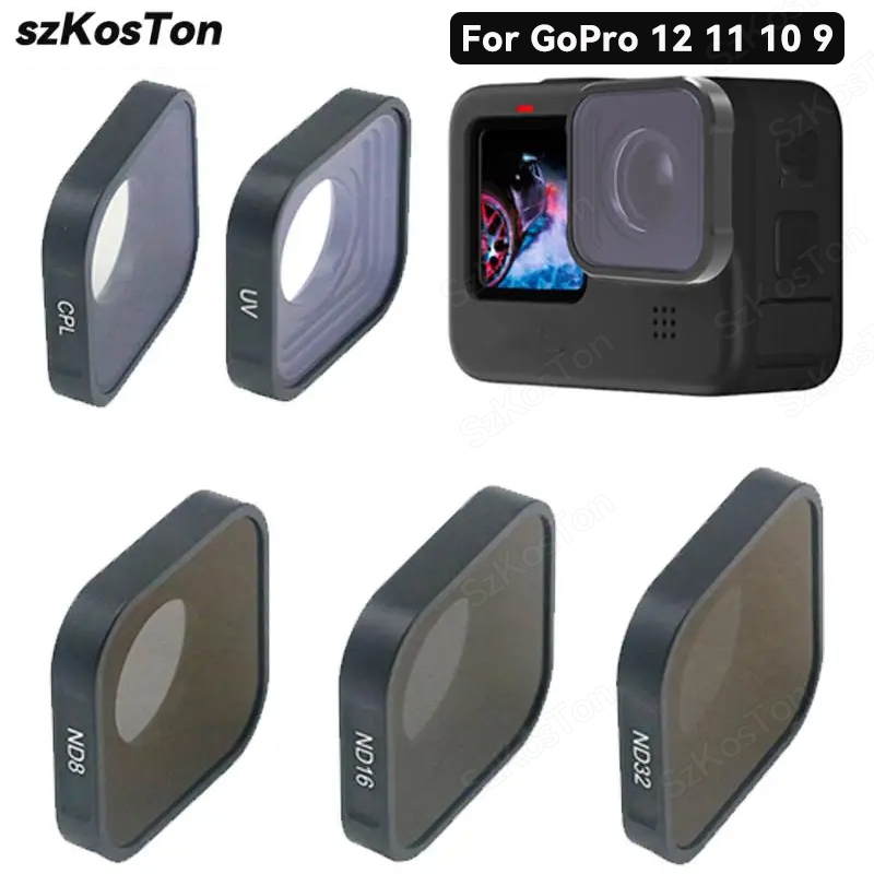 Filtro UV CPL ND8 ND16 ND32 pa - Gopro Action Camera Hero 11 Black reseña y precio