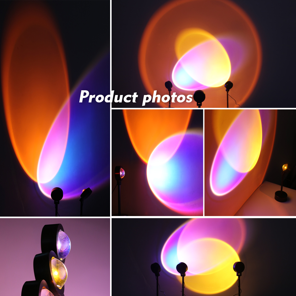 Lámpara LED de atardecer, proy - Photography Lighting Mood reseña y precio