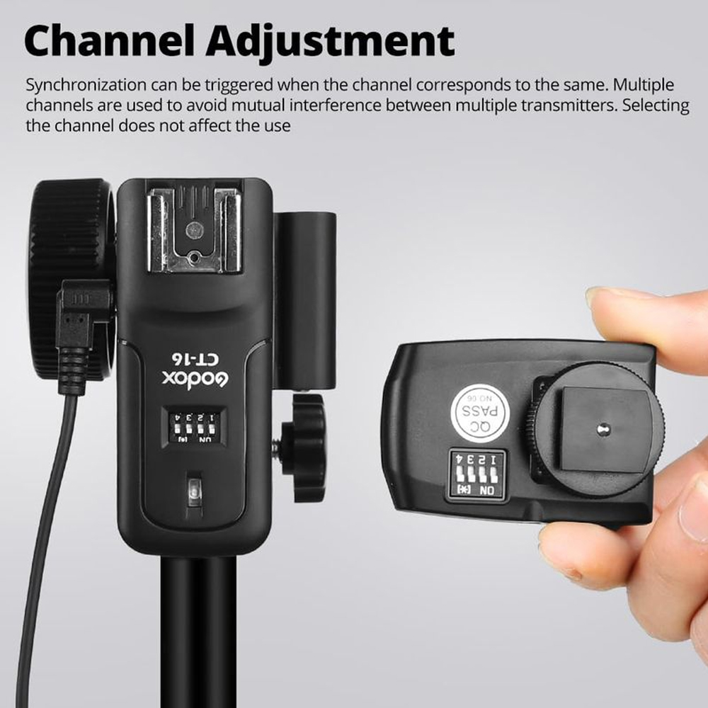 Godox CT-16 transmisor de disp - Trigger Receiver Set reseña y precio
