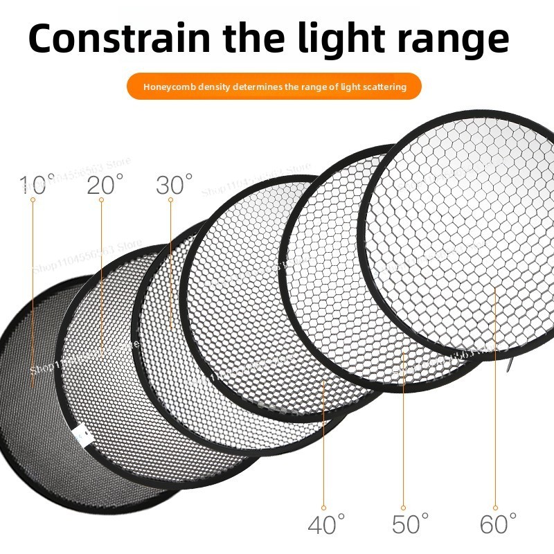 Rejilla de nido de abeja están - Photography Lighting Grid reseña y precio