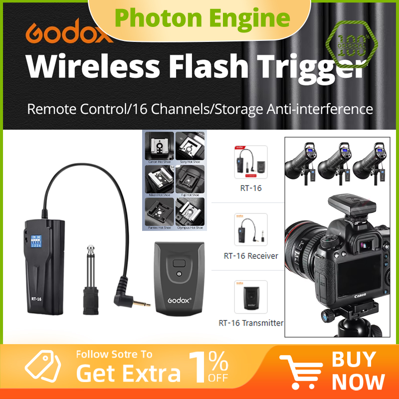 Godox RT-16 Disparador de Flas - Trigger Receiver Set reseña y precio