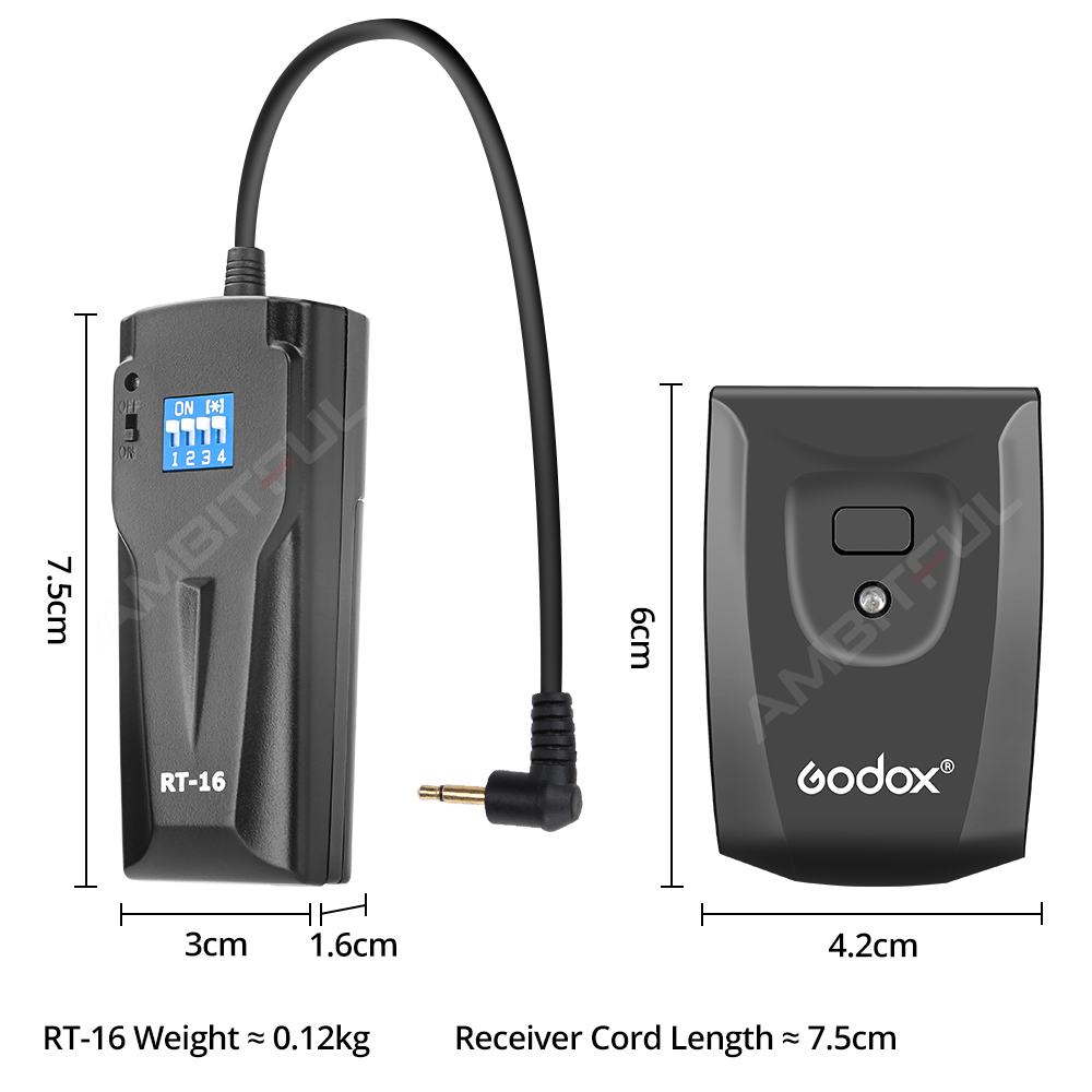 Godox RT-16 Disparador de Flas - Trigger Receiver Set reseña y precio