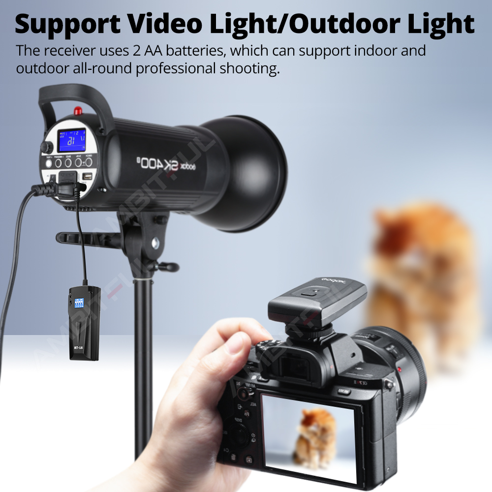 Godox RT-16 Disparador de Flas - Trigger Receiver Set reseña y precio