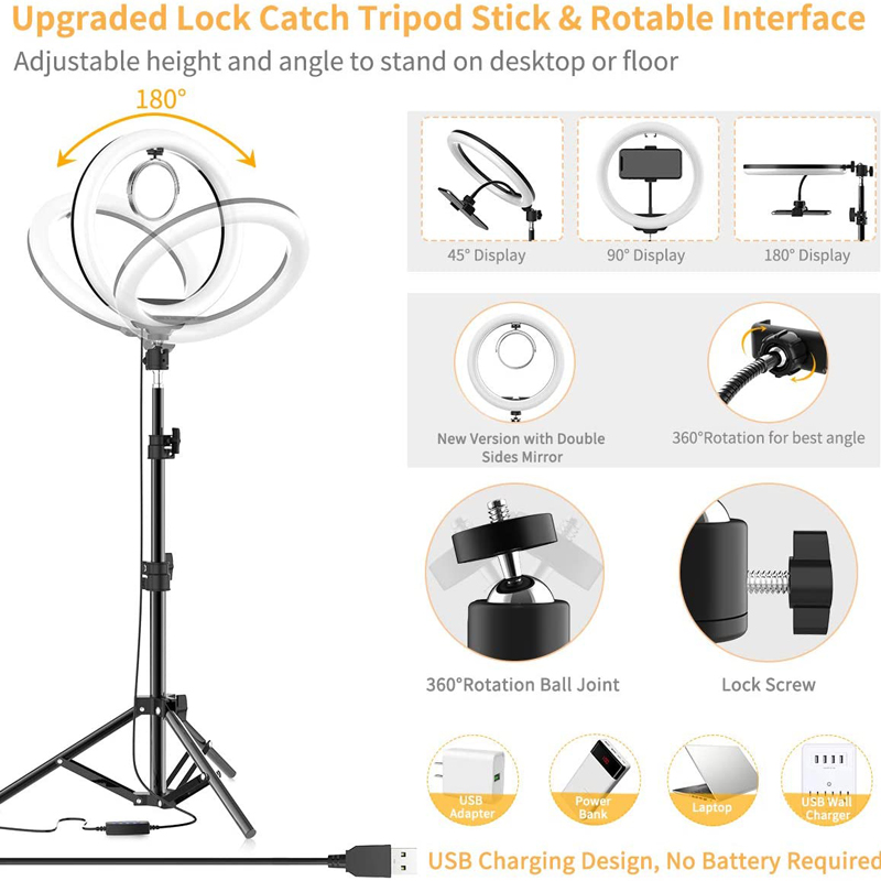 Luz de video LED de 16/26/33 c - Photography Lighting Description reseña y precio