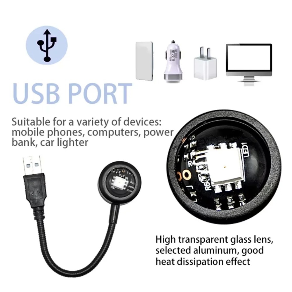 Lámpara de Proyección LED RGB  - Photography Lighting Mood reseña y precio