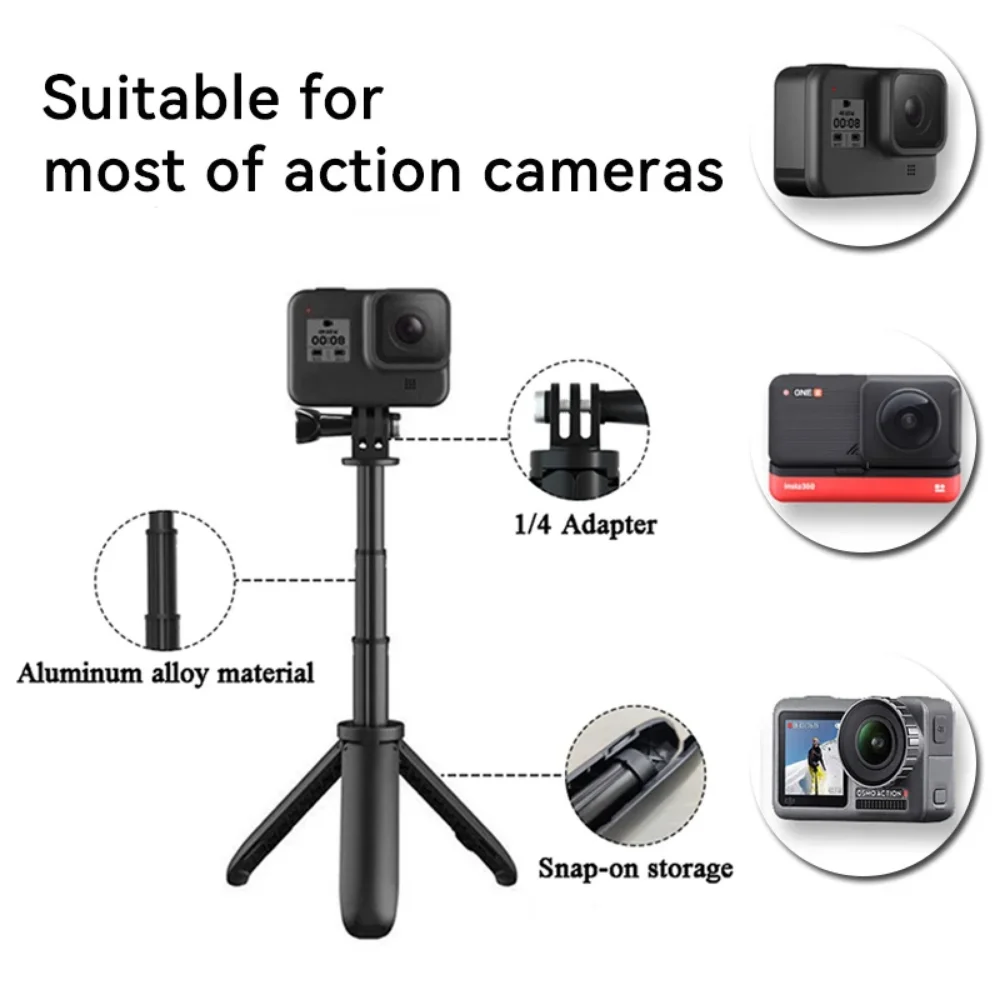 Mini trípode extensible, trípo - Gopro Action Camera Hero 11 Black reseña y precio