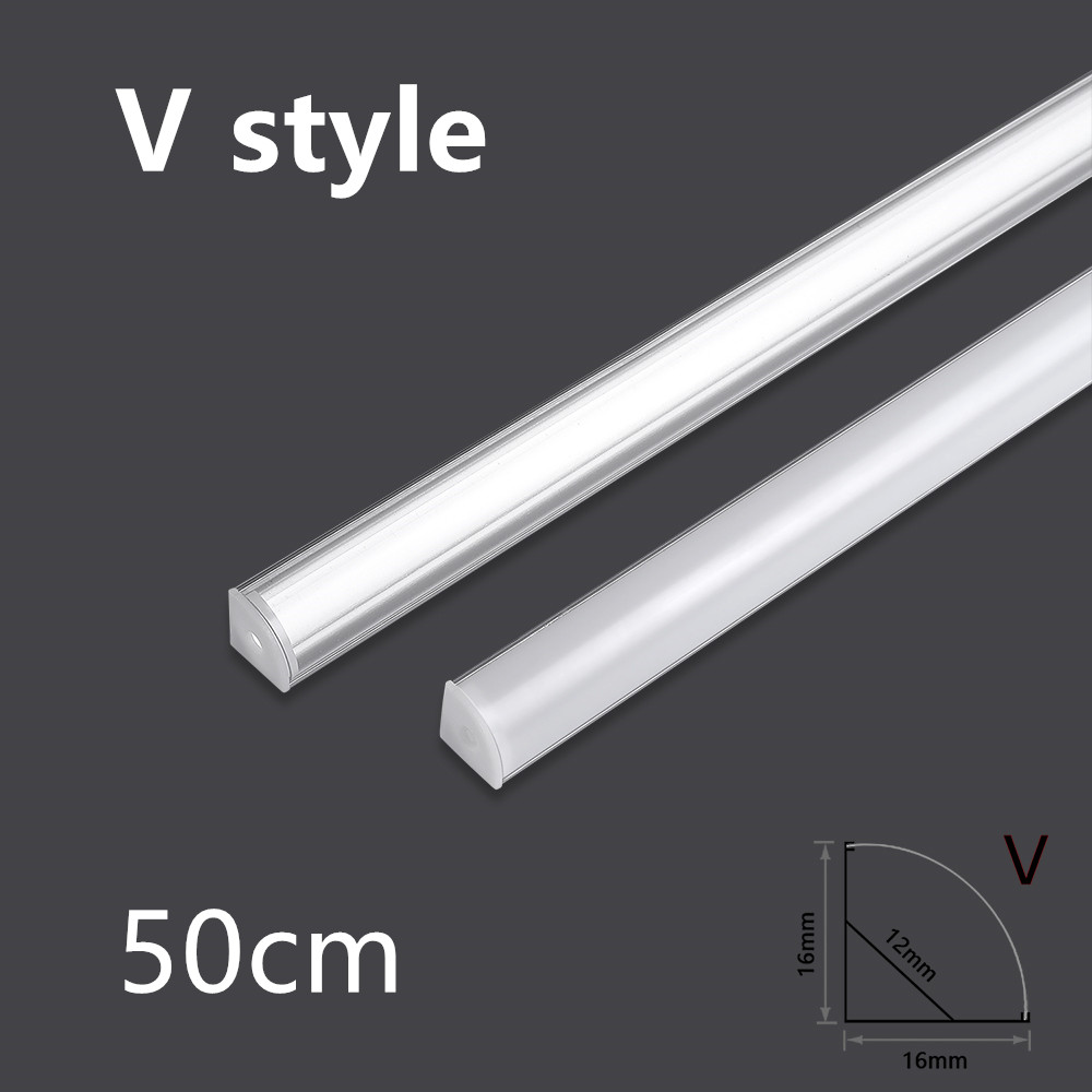 Canal de aluminio LED de 50cm  - Diffusion Material Roll reseña y precio