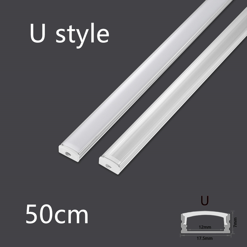 Canal de aluminio LED de 50cm  - Diffusion Material Roll reseña y precio