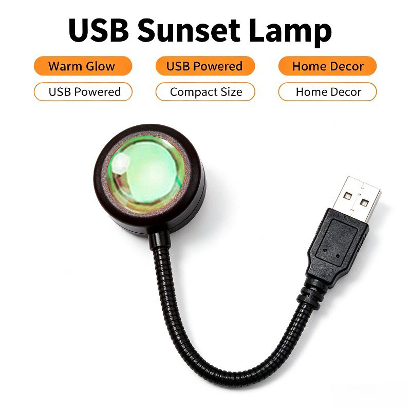 Lámpara USB con Proyección de  - Photography Lighting Mood reseña y precio