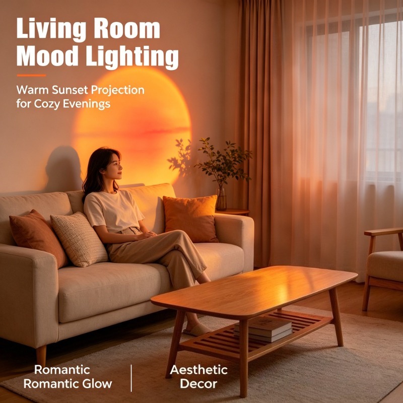 Lámpara USB con Proyección de  - Photography Lighting Mood reseña y precio