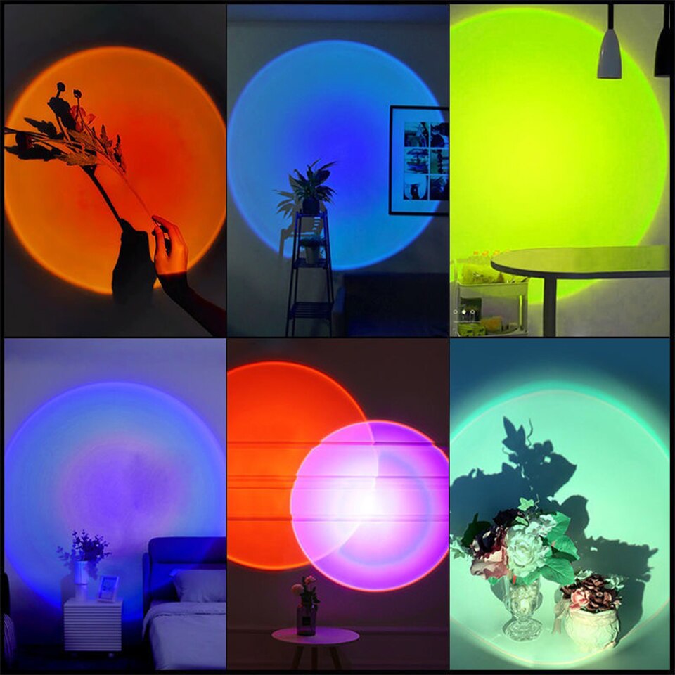 Lámpara LED de puesta de sol Z - Photography Lighting Mood reseña y precio